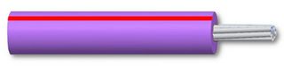 MULTICOMP PRO MP005348 线缆, PVC(聚氯乙烯), 红色, 紫色, 23 AWG, 7 x 0.2mm, 328 ft