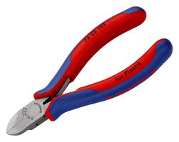 KNIPEX 72 02 125 剪切机, 对角, 125 mm, 平齐