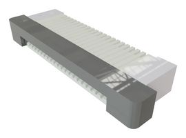 SAMTEC ZF5S-20-01-T-WT 连接器, FFC/ FPC板, ZIF, 直角, 0.5 mm, 20 触点, ZF5S Series, 焊接, 底部, 1排