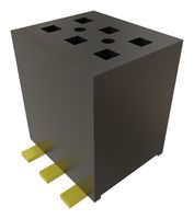 SAMTEC FLE-103-01-G-DV-TR PCB Receptacle, Board-to-Board, Wire-to-Board, 1.27 mm, 2 Rows, 6 Contacts, Surface Mount
