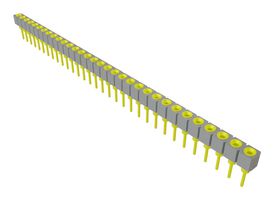 SAMTEC SS-132-TT-2 PCB插座, 板至板, 2.54 mm, 1 排, 32 触点, 母插座触点, 通孔安装