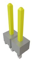 SAMTEC HTSW-102-07-F-S 引脚针座, 板至板, 2.54 mm, 1 排, 2 触点, 通孔安装, HTSW