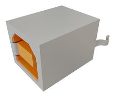 SAMTEC USBR-B-S-F-O-VT 连接器, USB, USB B, USB 2.0, 插座, 4 路, 通孔安装, 垂直