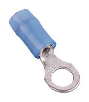 ABB 7TAI029810R0009 Ring Tongue Terminal, M5, #10, 14 AWG, Sta-Kon RB, Blue