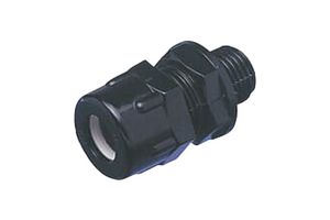 ABB 7TCA296220R0131 Cable Gland with Locknut, M13, Nylon 6.6, Nitrile Rubber Seal, Black