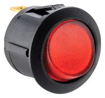 MULTICOMP PRO MP005722 Rocker Switch, On-Off, SPDT, Illuminated, Panel Mount, Black