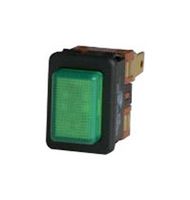 MULTICOMP PRO MP005738 按钮开关, SPST, 矩形凸起, 绿色