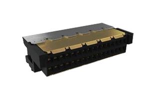AMPHENOL COMMUNICATIONS SOLUTIONS 10150096-3200RLF Pin Header, Board-to-Board, 1 mm, 2 Rows, 32 Contacts, Surface Mount Right Angle