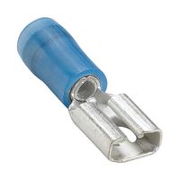 ABB 7TAI029690R0012 Terminal, Sta-Kon RB 250F Series, Female Quick Disconnect, 6.35mm x 0.81mm, 16-14AWG, Blue