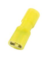 ABB 7TCI029670R0202 端子,Sta-Kon RC 63V系列,母端快速断开,6.3mm x 0.8mm,4-6mm²,黄色