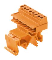 WEIDMULLER 1846130000 Pluggable Terminal Block, w/ Clip-on Feet, 5.08 mm, 4 Ways, 2.5 mm², Screw