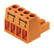 WEIDMULLER 1839770000 插拔式接线端子, 5.08 mm, 4 路, 4 mm², 螺丝