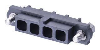 HARWIN M80-263F104-00-00 连接器外壳, Datamate Mix-Tek M80, 插座, 4 路, 4 mm, Harwin Datamate Mix-Tek系列插座电源和同轴触芯