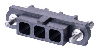 HARWIN M80-263F303-00-00 连接器外壳, Datamate Mix-Tek M80, 插座, 3 路, 4 mm, Harwin Datamate Mix-Tek系列插座电源和同轴触芯
