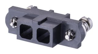 HARWIN M80-263FC02-00-00 连接器外壳, Datamate Mix-Tek M80, 插座, 2 路, 4 mm, Harwin Datamate Mix-Tek系列插座电源和同轴触芯