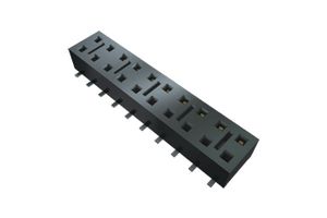 SAMTEC HLE-104-02-L-DV-BE-A-K-TR PCB插座, 板至板, 2.54 mm, 2 排, 8 触点, 表面安装, HLE