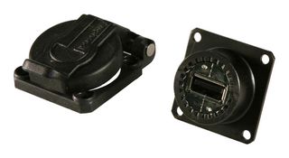 AMPHENOL SOCAPEX USBF21ZNSCC USB适配器, USB A 插座, USB A 插座, USB 2.0, IP54, Access point