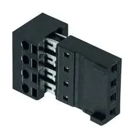 WURTH ELEKTRONIK 661004152022 IDC Connector, R/A, IDC Receptacle, Female, 2.54 mm, 1 Row, 4 Contacts, Cable Mount