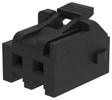 MOLEX 209209-0002 Connector Housing, Black, KK Plus 209209 Series, Receptacle, 2 Ways, 3 mm