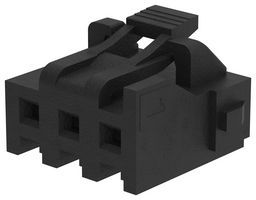 MOLEX 209209-0003 连接器外壳, 黑色, KK Plus 209209 Series, 插座, 3 路, 3 mm, Molex KK Plus 300 系列 2063960001 母压接端子