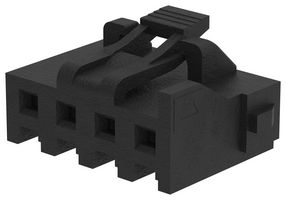 MOLEX 209209-0004 连接器外壳, 黑色, KK Plus 209209 Series, 插座, 4 路, 3 mm, Molex KK Plus 300 系列 2063960001 母压接端子