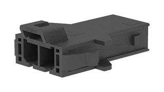 MOLEX 213814-1102 连接器外壳, 黑色, Mega-Fit 213814 Series, 插头, 2 路, 5.7 mm, Molex Mega-Fit 105417 和 105418 系列公压接端子