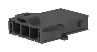 MOLEX 213814-1103 连接器外壳, 黑色, Mega-Fit 213814 Series, 插头, 3 路, 5.7 mm, Molex Mega-Fit 105417 和 105418 系列公压接端子
