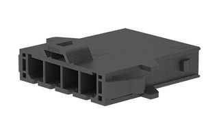 MOLEX 213814-1104 连接器外壳, 黑色, Mega-Fit 213814 Series, 插头, 4 路, 5.7 mm, Molex Mega-Fit 105417 和 105418 系列公压接端子
