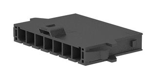 MOLEX 213814-1107 连接器外壳, 黑色, Mega-Fit 213814 Series, 插头, 7 路, 5.7 mm, Molex Mega-Fit 105417 和 105418 系列公压接端子