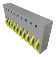 SAMTEC SEI-110-02-G-S 弹簧式连接器, 压式连接器, 1 mm, 1排, 10 触点, 表面安装, 磷青铜