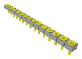 SAMTEC SL-115-G-19 PCB插座, 板至板, 2.54 mm, 1 排, 15 触点, 通孔安装