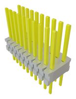 SAMTEC TMS-110-01-G-D 引脚针座, 板至板, 1.27 mm, 2 排, 20 触点, 通孔直型, TMS