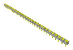 SAMTEC SL-132-TT-19 PCB插座, 板至板, 2.54 mm, 1 排, 32 触点, 通孔安装