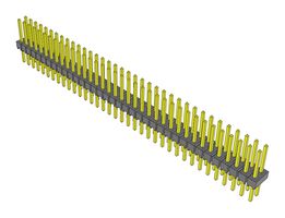 SAMTEC TSW-136-25-G-D 引脚针座, 板至板, 2.54 mm, 2 排, 72 触点, 通孔直型, TSW