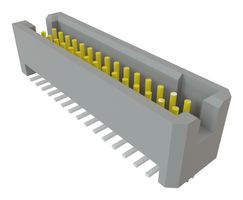 SAMTEC TFM-115-02-S-D-LC 引脚针座, 板至板, 线至板, 1.27 mm, 2 排, 30 触点, 表面安装直型, Tiger Eye TFM