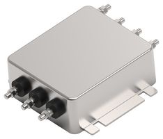 CORCOM - TE CONNECTIVITY 15KEBS6BFPD 电源线滤波器, 通用, 520 VAC, 15 A, 三相, 1阶, 底板安装