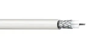 BELDEN 83284 009100 Coaxial Cable, RG316, SPCCS (Silver Plated Copper Coated Steel), 2.49 mm, 50 ohm, White