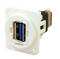 CLIFF ELECTRONIC COMPONENTS CP30205NXW USB适配器, 普通孔, USB A 插座, USB A 插座, USB 3.0, FT