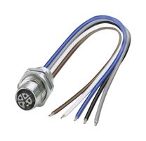 PHOENIX CONTACT 1425630 Sensor Cable, M12 Receptacle, Free End, 5 Positions, 200 mm, 7.87 "