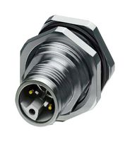 PHOENIX CONTACT 1425590 传感器连接器, M12, 公, 5路, PCB插头, 直形面板安装