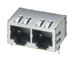 PHOENIX CONTACT 1149855 Modular Connector, RJ45 Jack, 1 x 2 (Ganged), 8P8C, IP20, Through Hole Mount