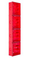 CLIFFORD AND SNELL 212889 Back Box, Visual Signal Indicator, Quadruple