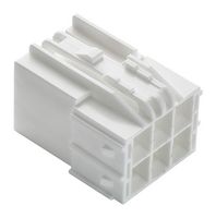 MOLEX 206997-2611 连接器外壳, 自然色, CP-4.5 206997 Series, 插头, 6 路, 4.5 mm, Molex CP-4.5 系列 2069998000 和 2070008000 公母压接端子