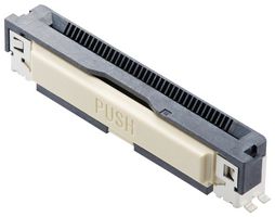 MOLEX 200485-0540 连接器, FFC/ FPC板, 0.5 mm, 40 触点, 插座, Easy-On 200485, 表面安装