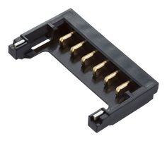 MOLEX 212134-0006 引脚针座, 线至板, 1 mm, 1 排, 6 触点, 表面安装直型, Pico-EZmate Plus 212134 Series