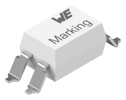 WURTH ELEKTRONIK 140817144300 光电耦合器, 1通道, 表面安装DIP, 4 引脚, 60 mA, 5 kV, 200 %