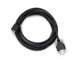 NI / EMERSON 156390-05 Test Cable Assembly, USB Cable, A Jackscrew to Micro B Jackscrew, 5 m