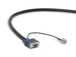 NI / EMERSON 786668-02 Test Cable Assembly, Analog Cable, SHDB9M-DB9F-BNCM, 9-Pin D-SUB Cable with BNC, 2 m