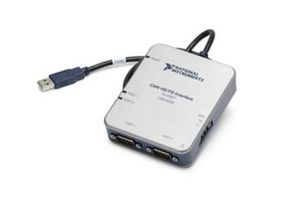NI (NOW PART OF EMERSON) 784662-01 Interface Device, CAN, USB-8502, USB 2.0, 2 Port, NI-XNET CAN HS/FD Interface, Synchronization