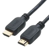 VIDEK 2410HR-2 Audio / Video Cable Assembly, HDMI Plug, HDMI Plug, 6.6 ft, 2 m